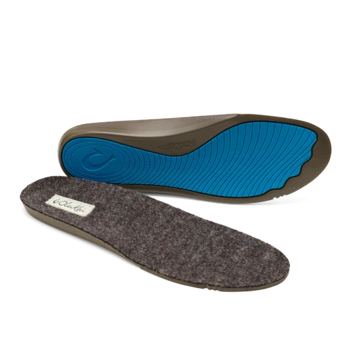 OluKai Women’s Slipper Insole - Dark Grey -OluKai Shop 00902 8G8G 003 W Slipper Insole Replacement Dark Grey