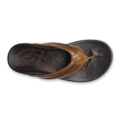 OluKai Mea Ola - Tan / Dark Java -OluKai Shop 10138 3448 004 M MeaOla TanDkj