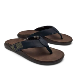 OluKai Tuahine - Trench Blue / Dark Wood -OluKai Shop 10465 DE63 003 M Tuahine TrbDkw