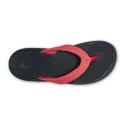 OluKai ‘Ohana - Hot Coral / Black -OluKai Shop 20110 HC40 004 W Ohana HtcBlk