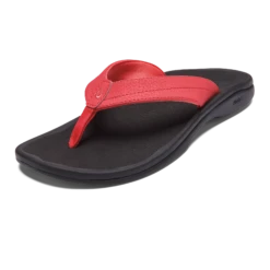 OluKai ‘Ohana - Hot Coral / Black -OluKai Shop 20110 HC40 AMZ Ohana HotCoralBlack