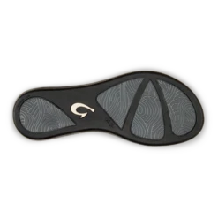 OluKai Ho‘ōpio Leather - Silver / Charcoal -OluKai Shop 20290 2K26 005 W HoopioLeather SlvChr