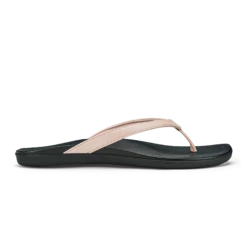 OluKai Ho‘ōpio - Petal Pink Metallic / Black